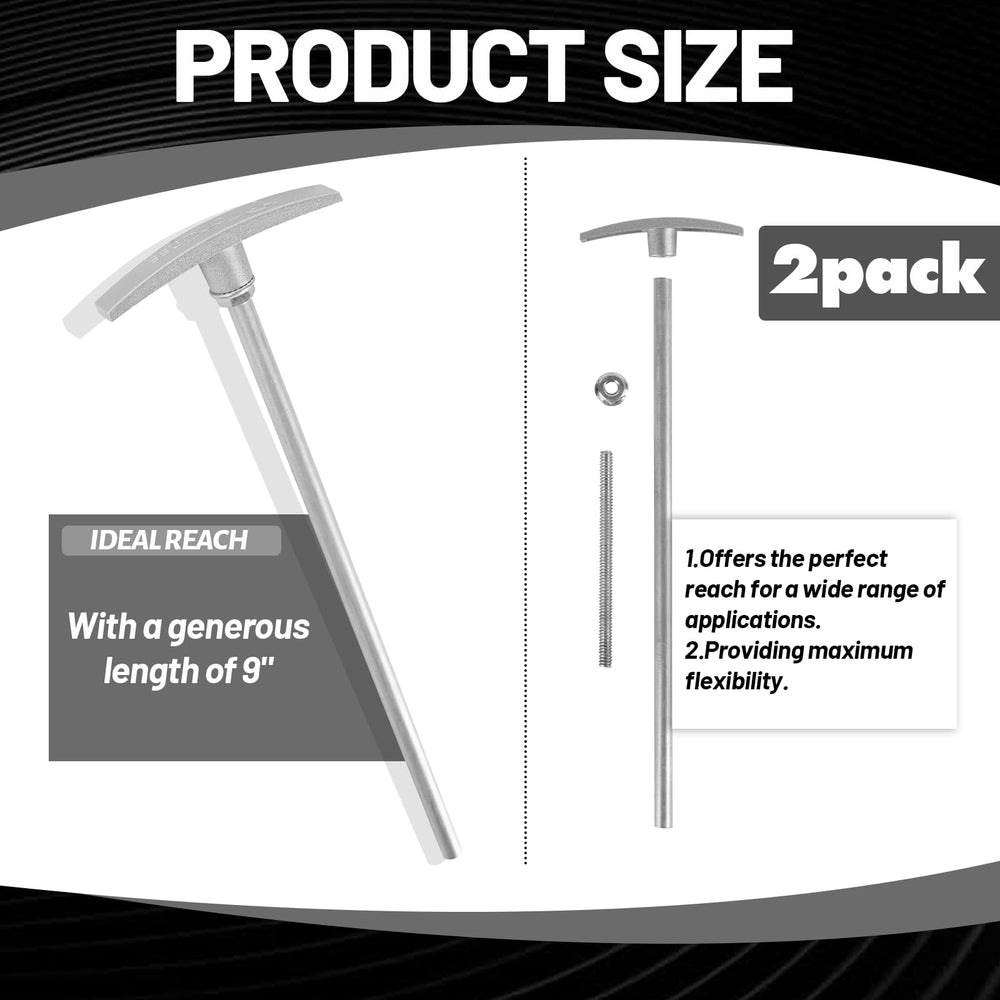 TonGass adjustable-length RV extension with 2-inch threads for customization