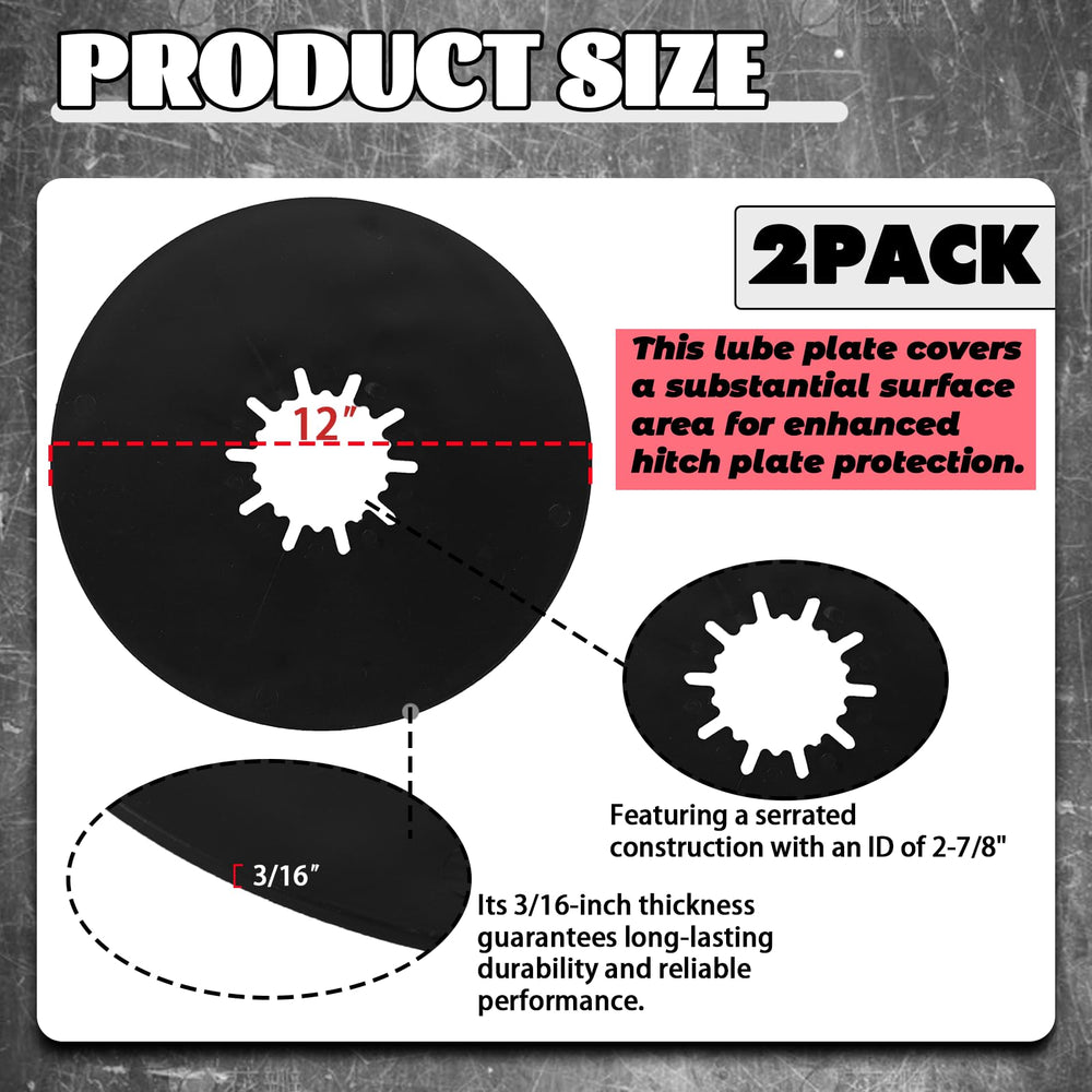 TonGass two-pack lube plates ready for quick, mess-free hitch maintenance.