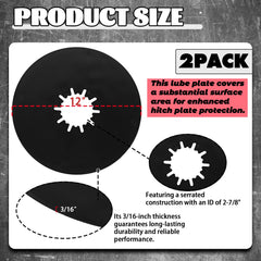 TonGass two-pack lube plates ready for quick, mess-free hitch maintenance.