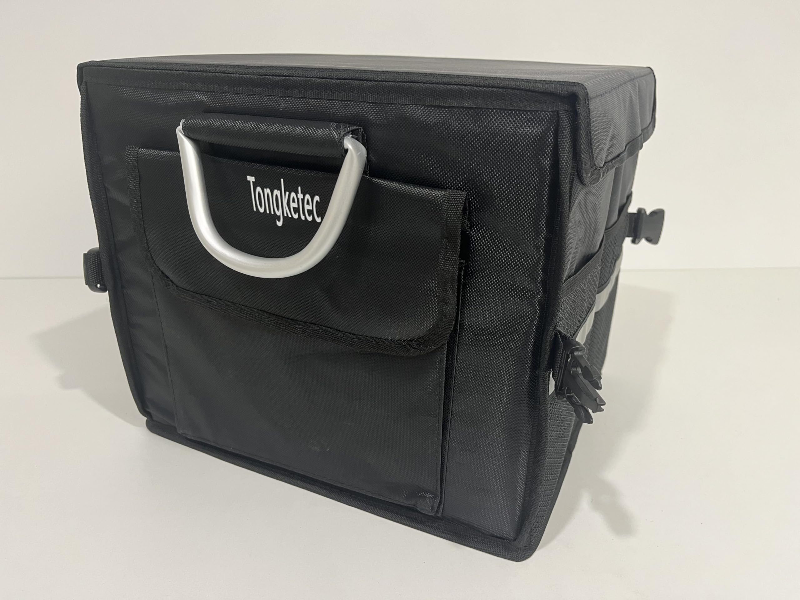Tongketec trunk organizer side pockets keep tools within easy reach.