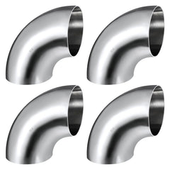 Tongze 4in 90-degree SS304 exhaust elbow for custom routing and durability