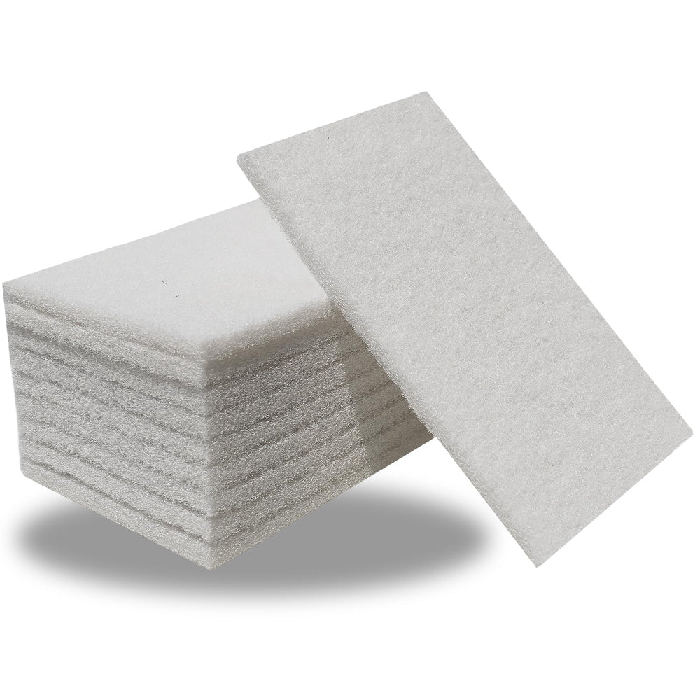 Tonmp 10-pack white 6x9 scuff pad for versatile surface prep