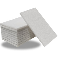 Tonmp 10-pack white 6x9 scuff pad for versatile surface prep