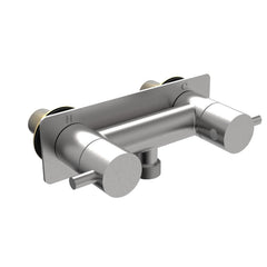 TONNY all-metal RV shower faucet with brushed-nickel finish for durable, corrosion-resistant performance.