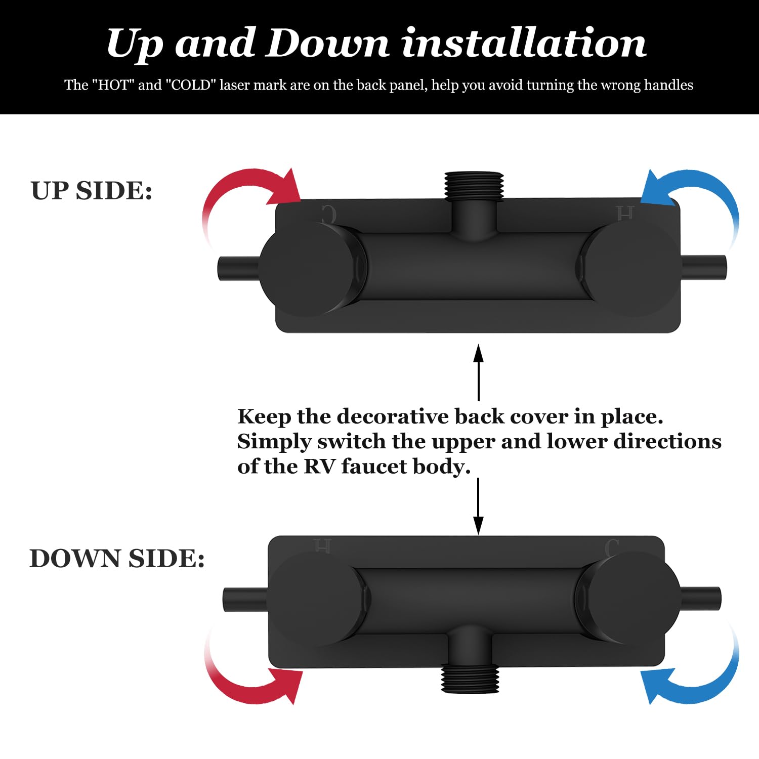 TONNY easy-install RV faucet for no-plumber setup on campers