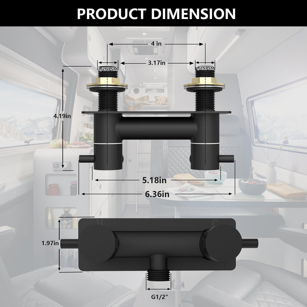 TONNY rotatable outlet design enables downward or upward water direction