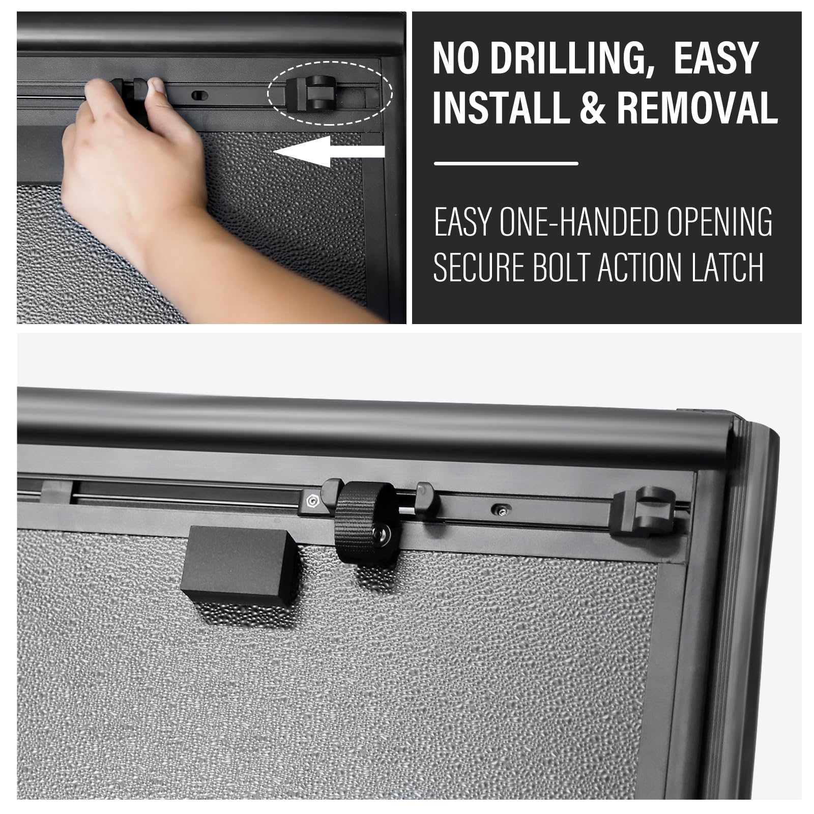 Tono King fold-back action indicating quick cargo access