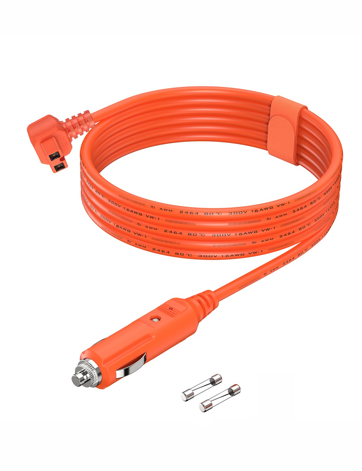 Tonton 16AWG DC power cord for 12V/24V car fridge with long reach