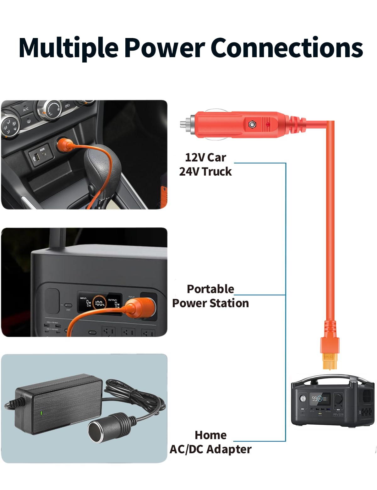 Tonton XT60 supports 12V–24V input for versatile vehicles