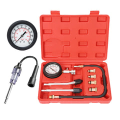 TONZACK compression tester kit front view with clear gauge for quick pressure checks