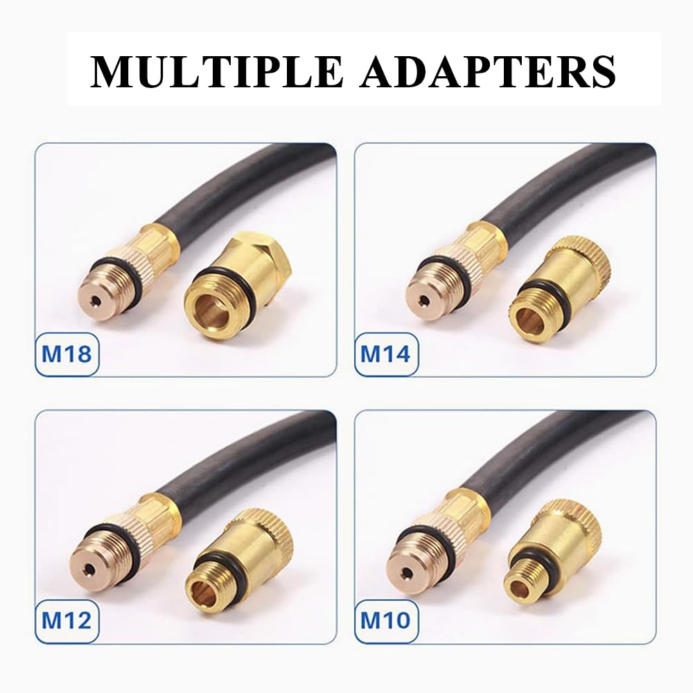 TONZACK pressure tubes with straight and angled fittings support flexible diagnostics