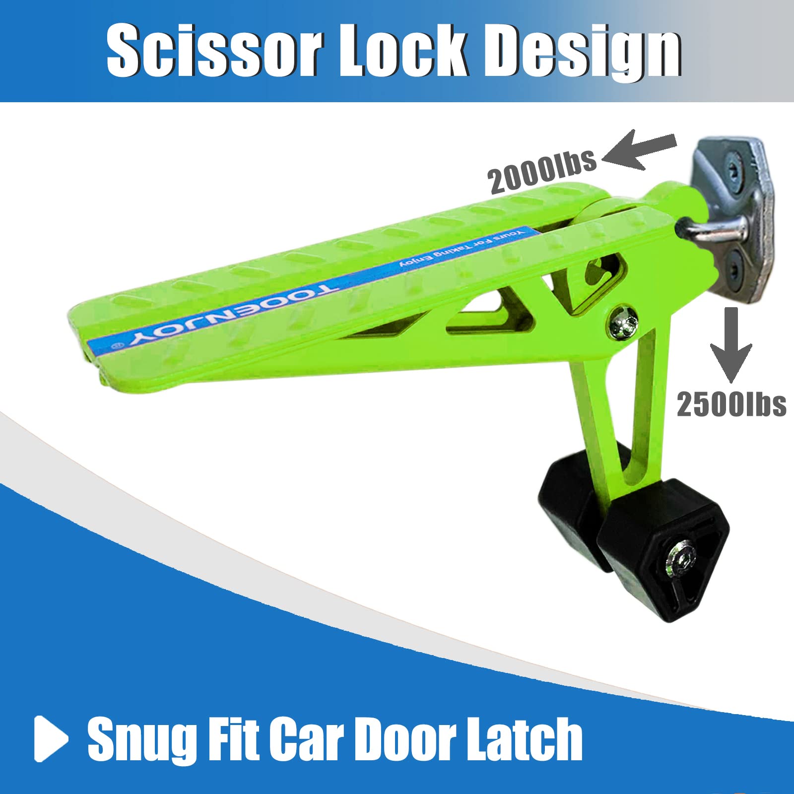 TOOENJOY universal fit car door step heavy duty construction for reliable use.