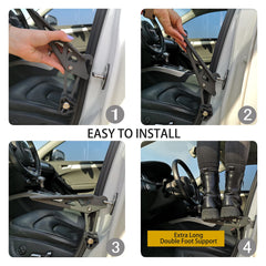 TOOENJOY extended platform supports both feet for stability.