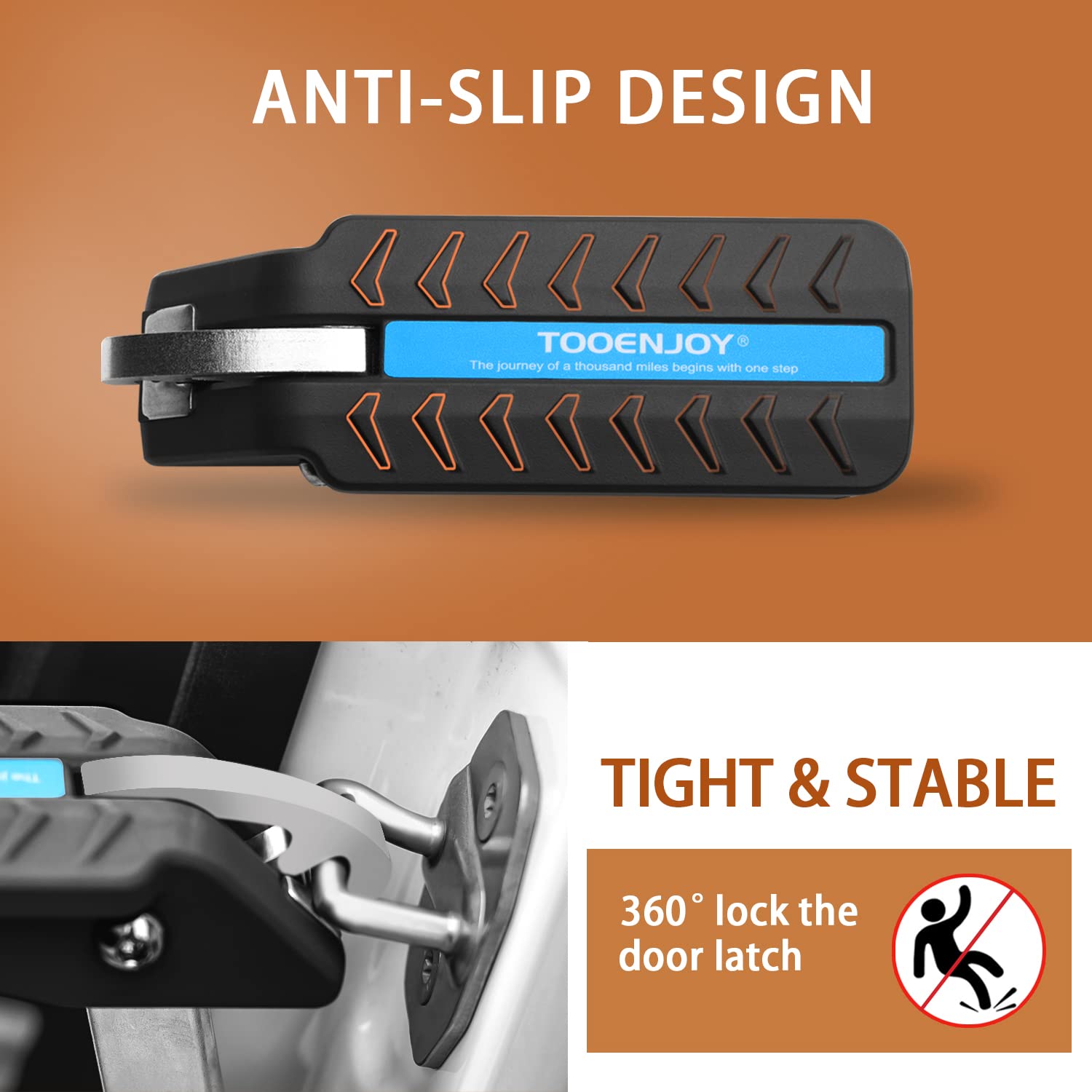 TOOENJOY five-gear angle adjustment for versatile positioning on vehicles.