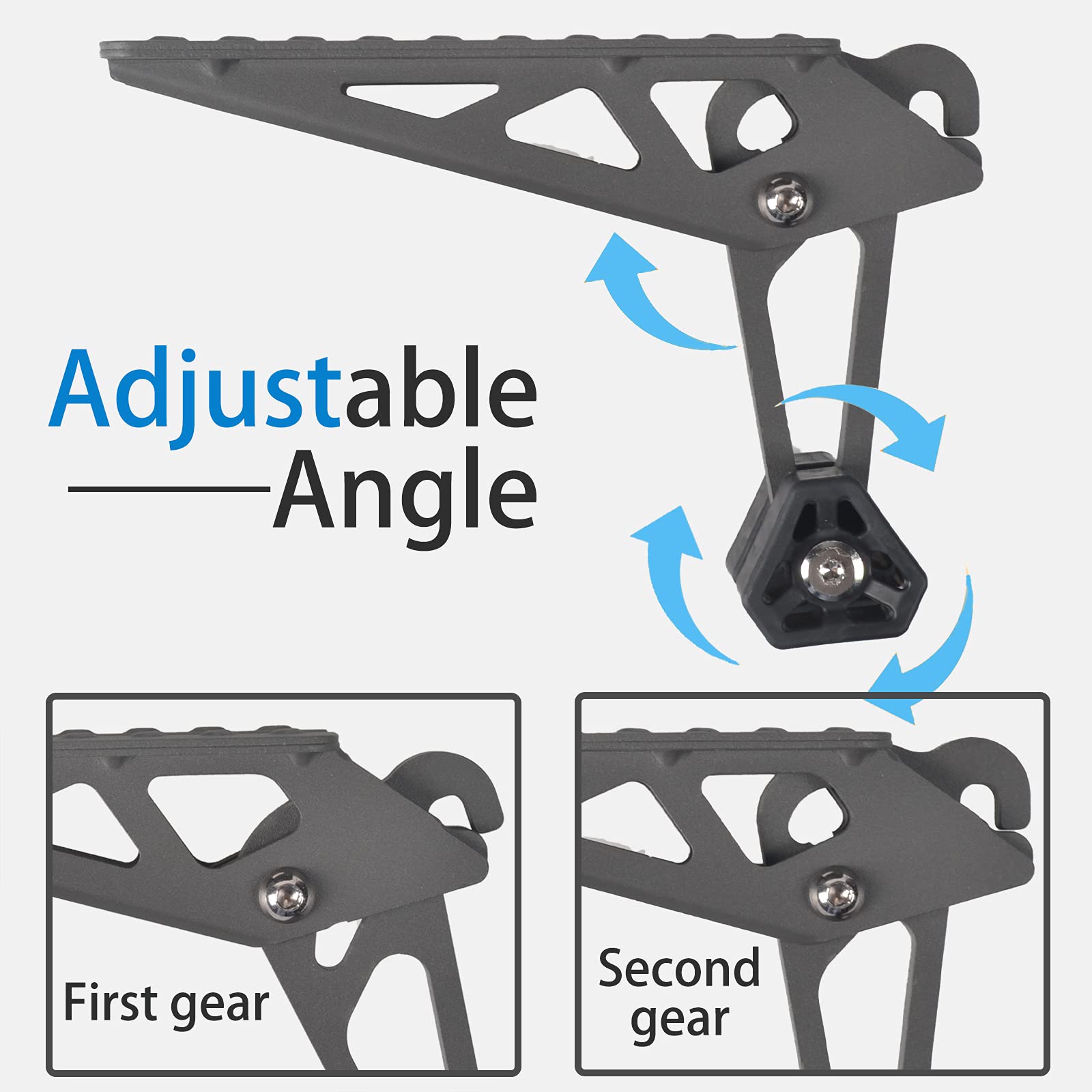 TOOENJOY foldable door step with angle adjust for many vehicles.