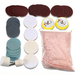 Tookie Glass Polishing Kit cerium oxide powder 8oz for scratch removal on glass