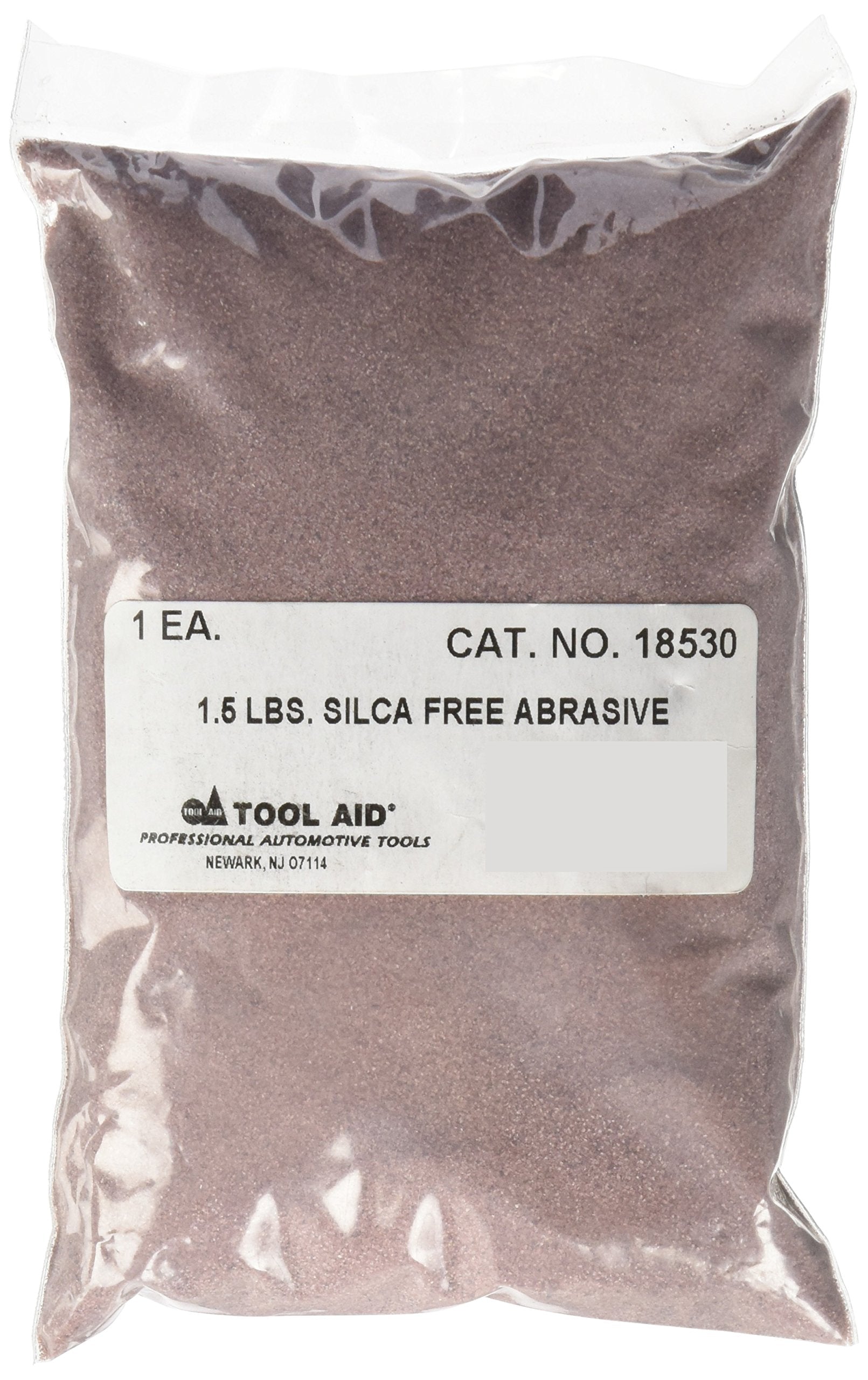 Tool Aid SGT18530 silica-free abrasive for auto surfaces, reduces dust and provides smooth prep