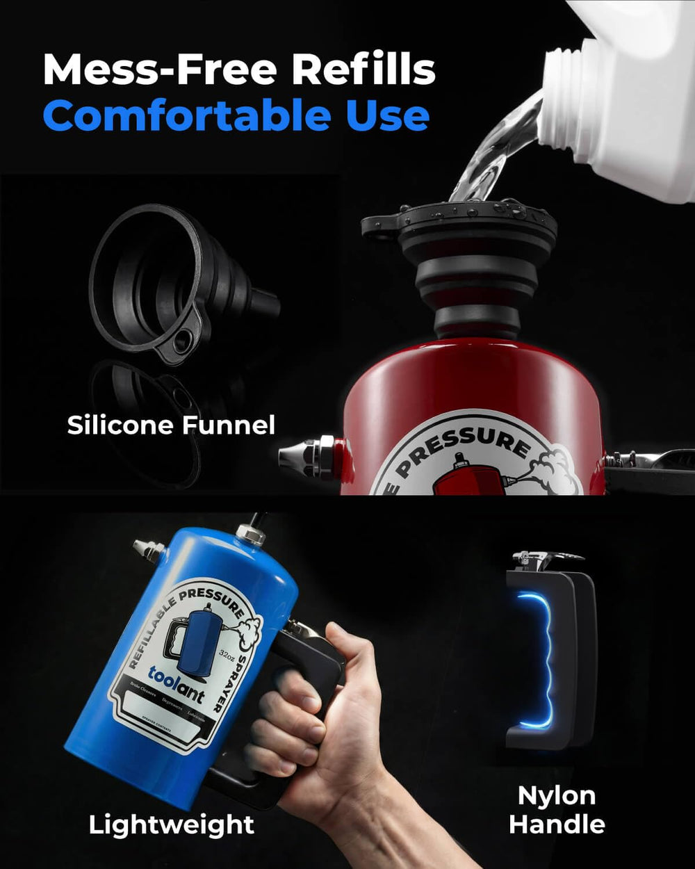Toolant comfort grip supports extended sessions with less hand fatigue.