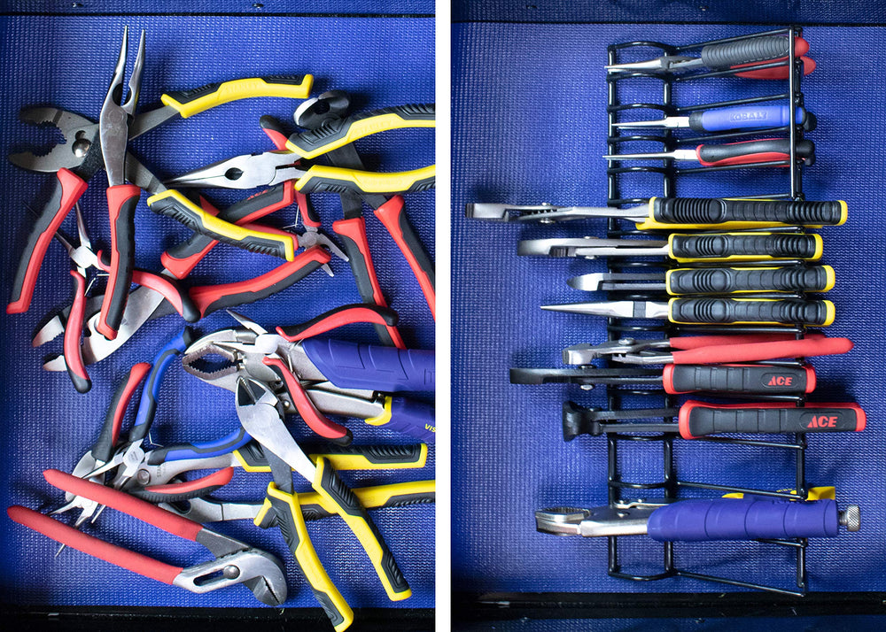 ToolAssort compact toolbox storage solution fits small spaces.