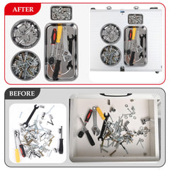 TOOLEAGUE 15 lb magnetic pickup pen retrieves dropped metal items from tight spaces.