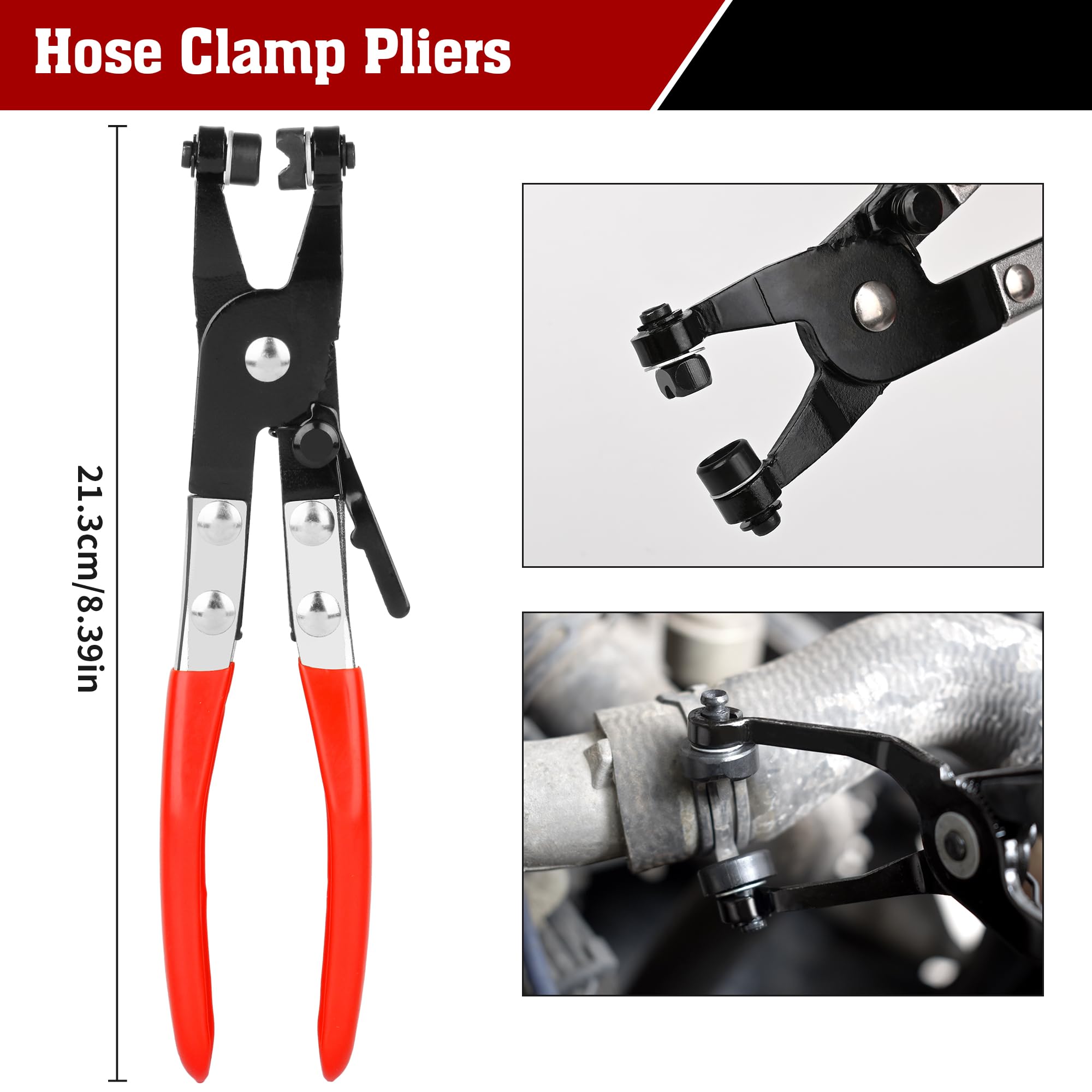TOOLEAGUE CV joint axle boot tool in-use scene enabling quick tightening.