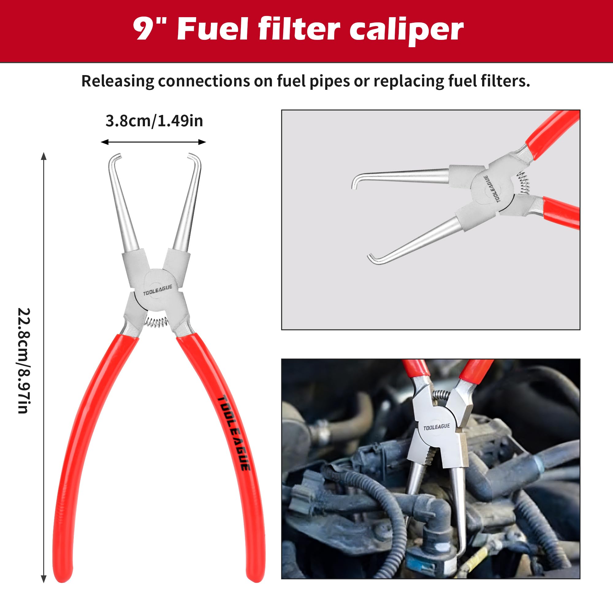 TOOLEAGUE cv joint boot clamp plier for easier clamps handling