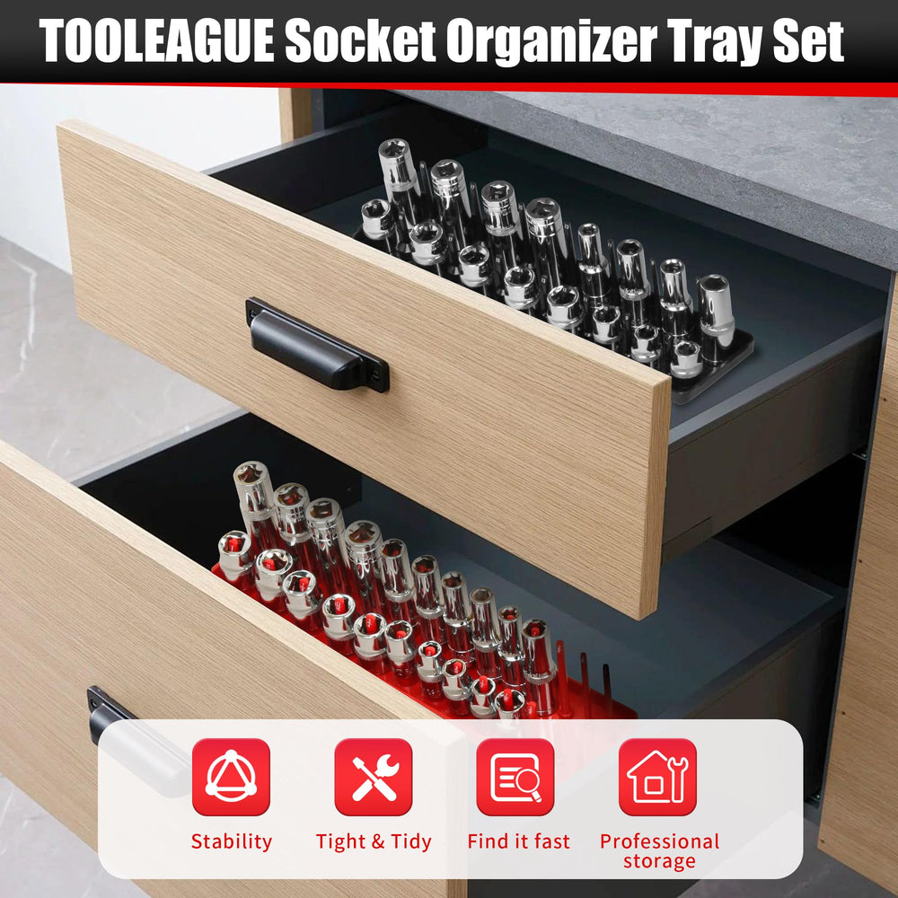 TOOLEAGUE durable ABS material closeup highlights sturdy construction
