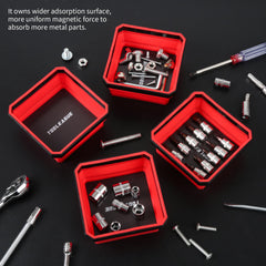 TOOLEAGUE magnetic pickup pen in use lifting small metal parts