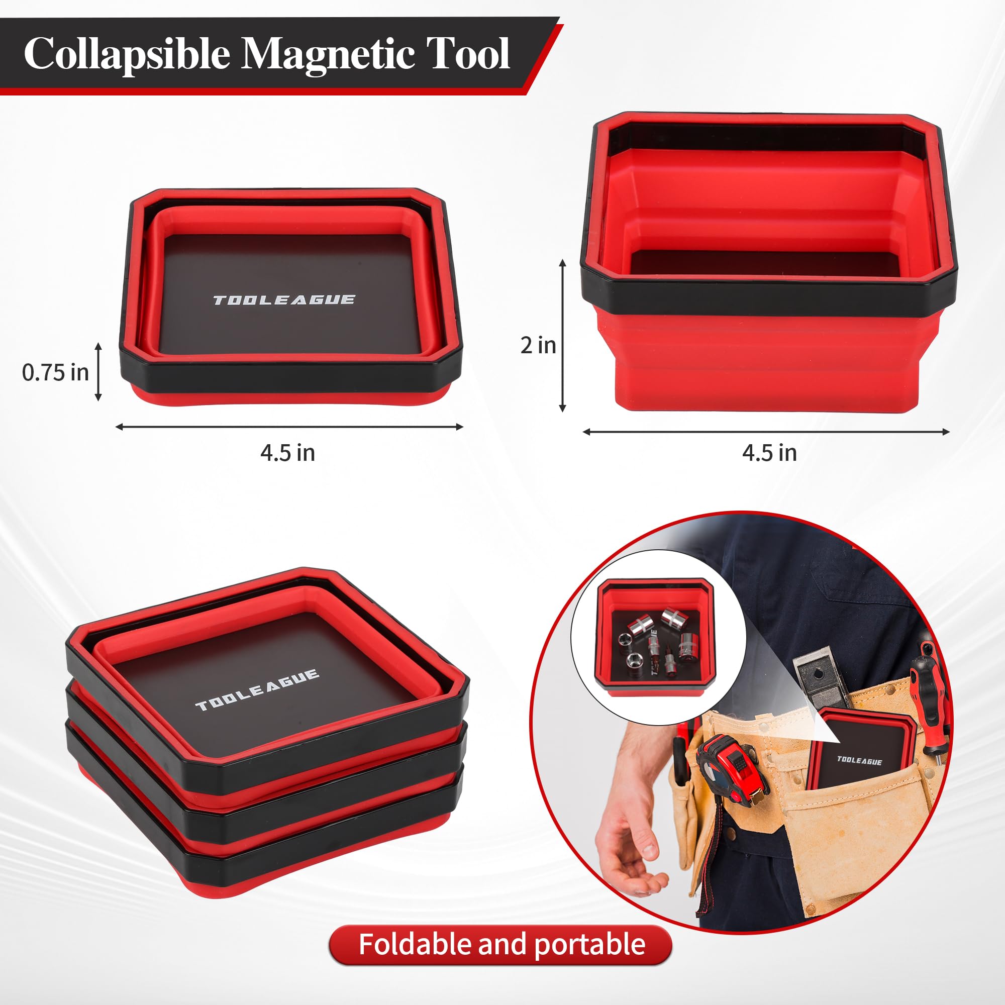 TOOLEAGUE silicone surface shows flexible, scratch-resistant material