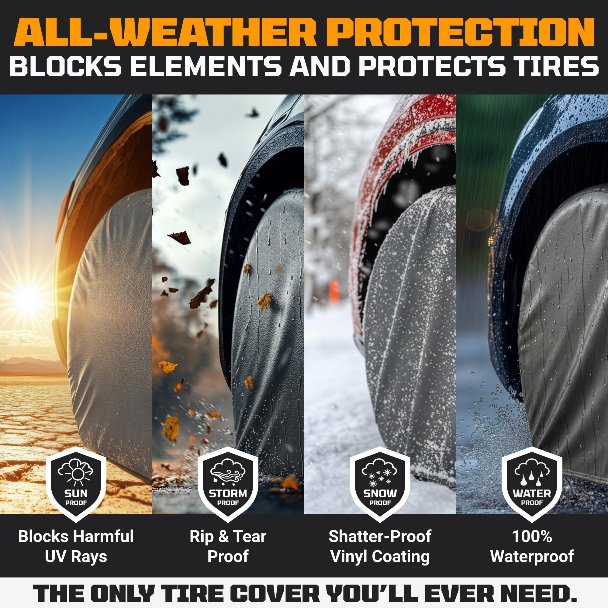TOOLTROOPERS TIRESHIELD PRO all weather protection for RV and trailer tires