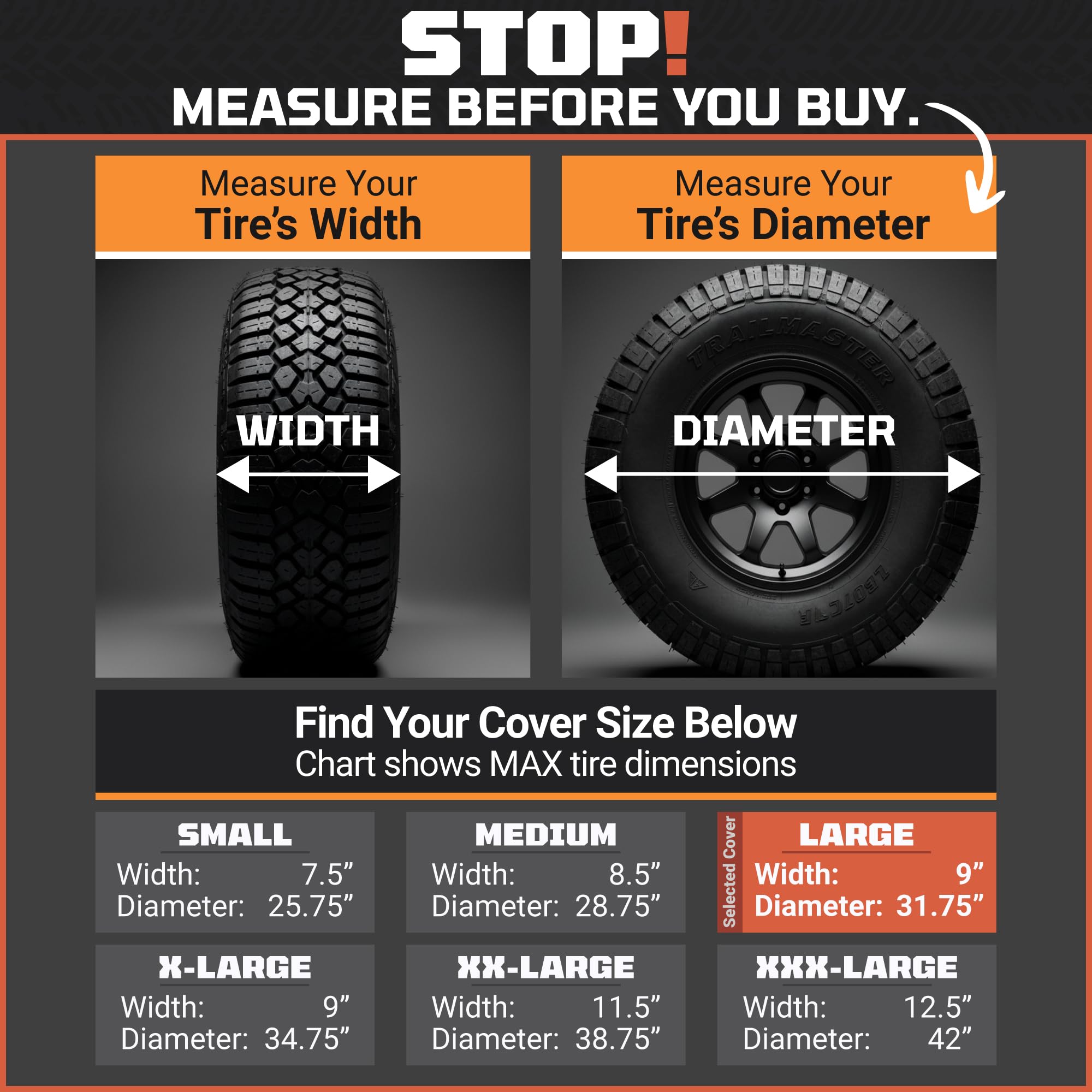 TOOLTROOPERS TIRESHIELD PRO rugged double stitching for lasting durability