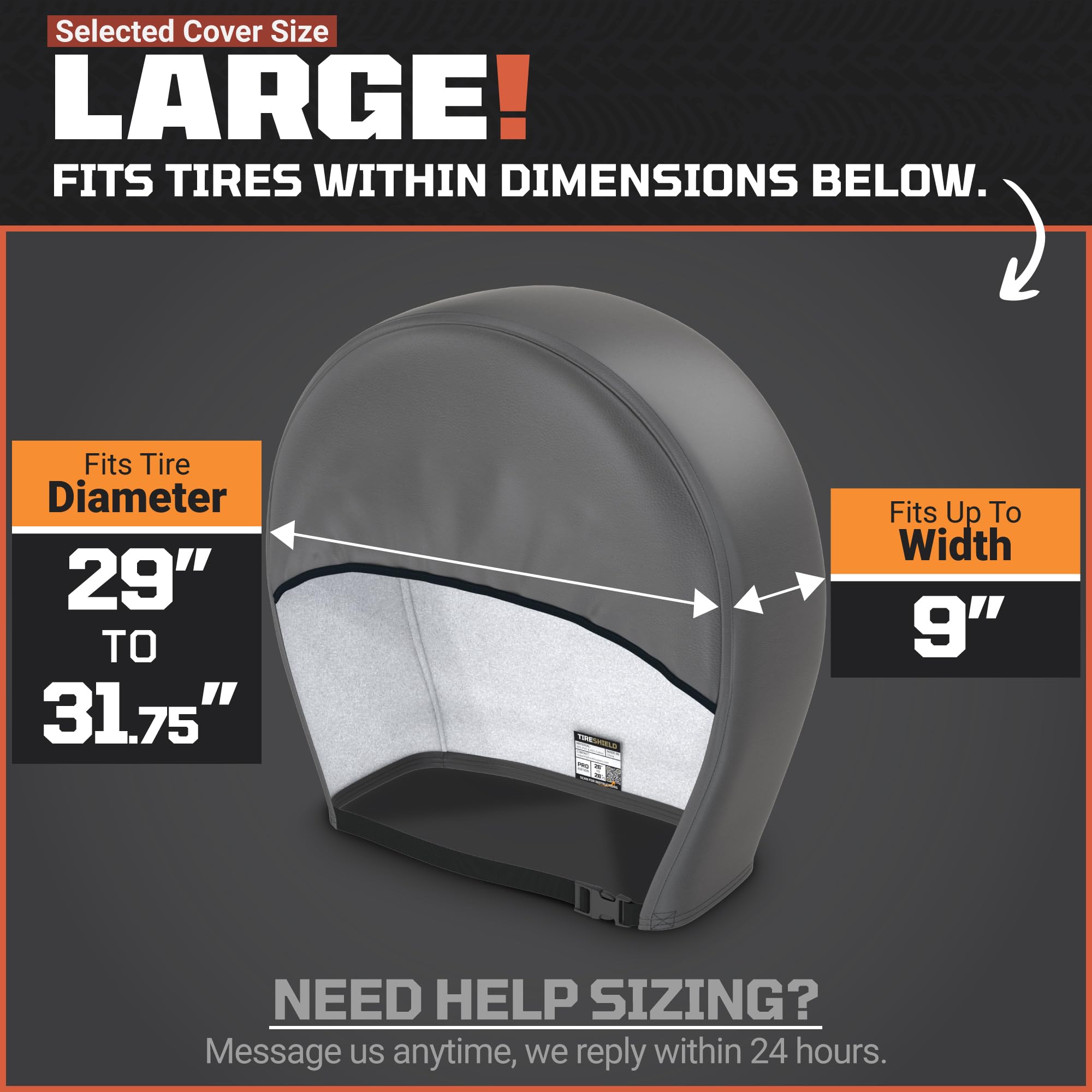 TOOLTROOPERS TIRESHIELD PRO waterproof design resists rain and snow