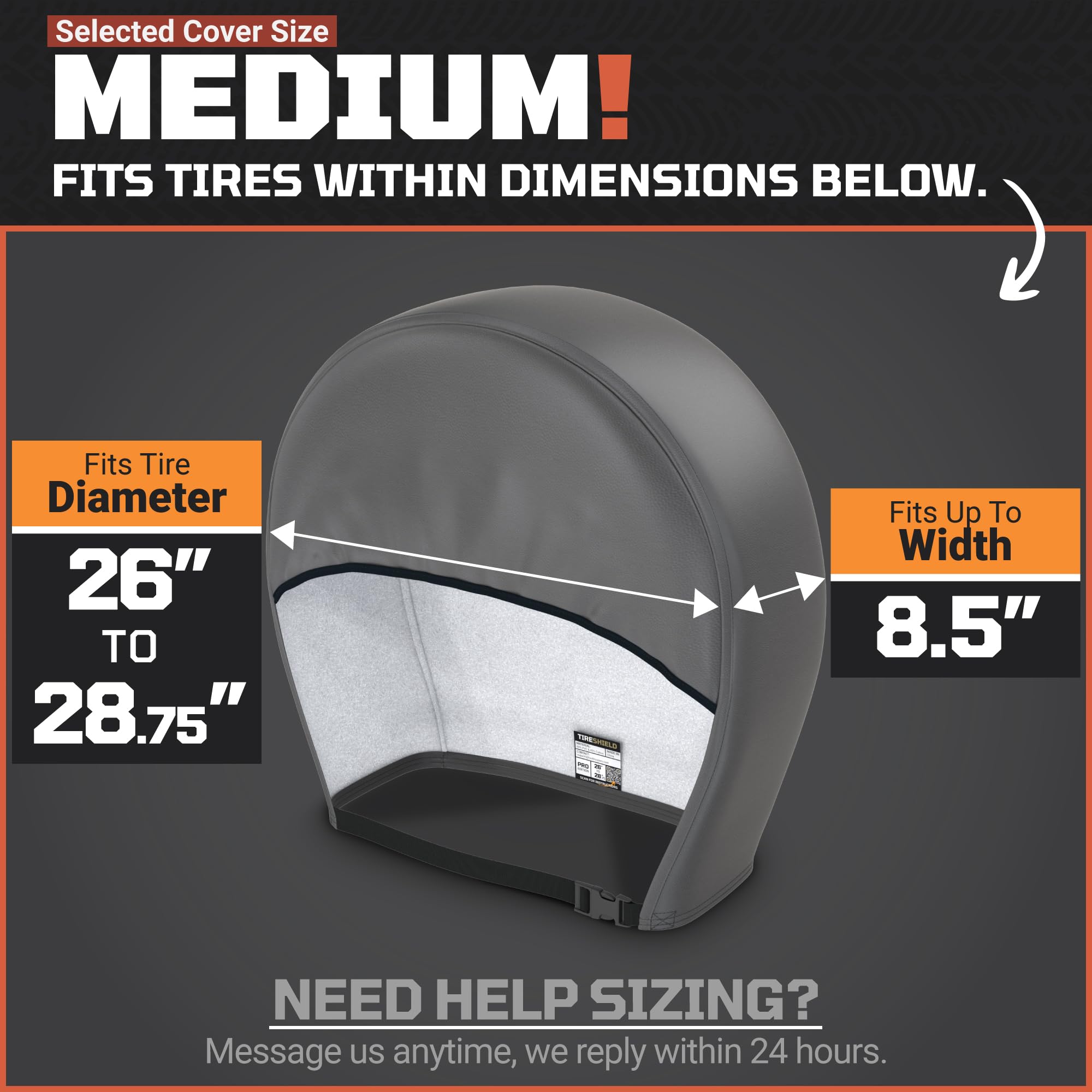 TOOLTROOPERS TIRESHIELD PRO wipe-clean surface for easy maintenance