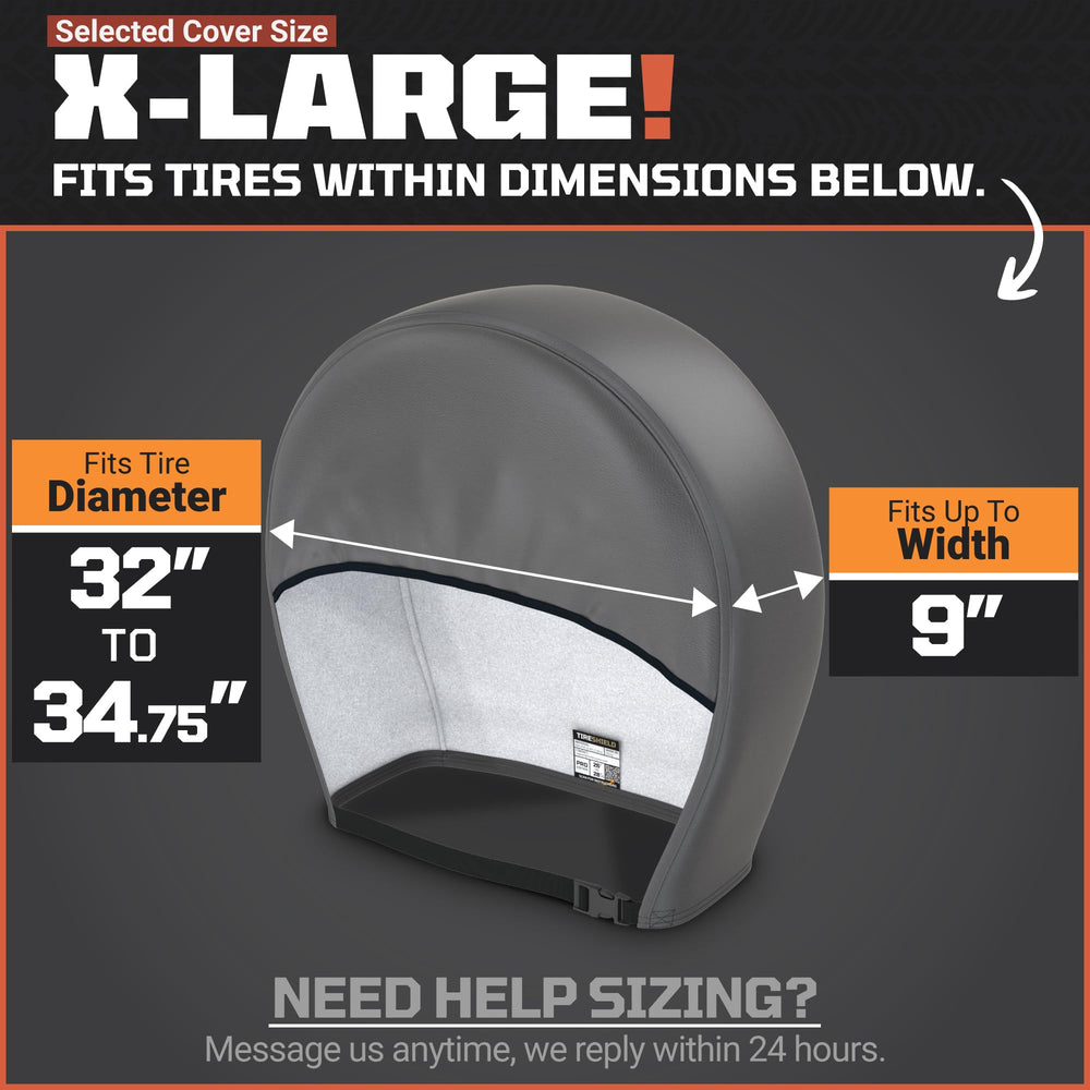 TOOLTROOPERS TIRESHIELD PRO on a truck tire provides year-round protection.