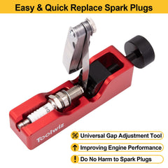 Close-up of Toolwiz knob showing easy adjustment.