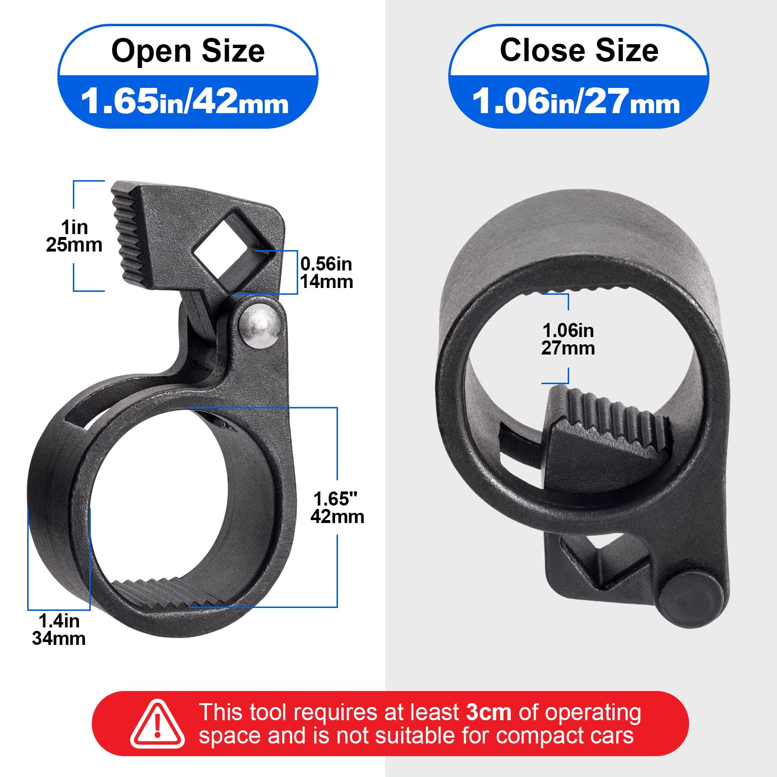 Toolwiz inner tie rod removal tool fits Mercedes-Benz vehicles for steady maintenance.