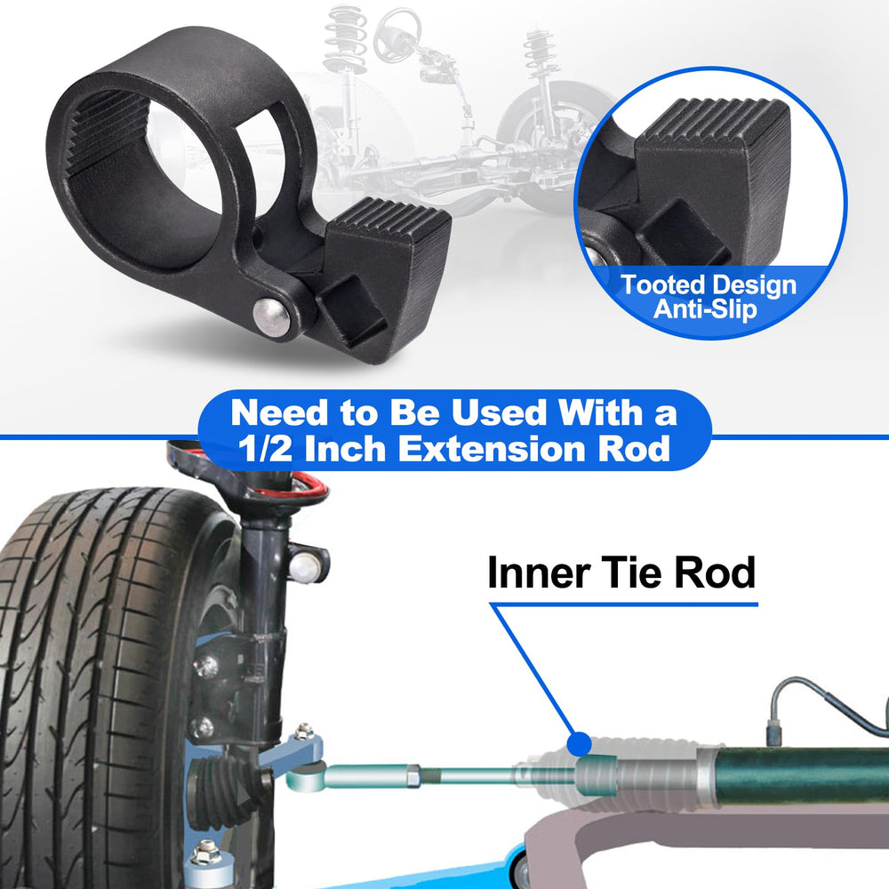 Toolwiz inner tie rod removal tool fits BMW vehicles for efficient repair.
