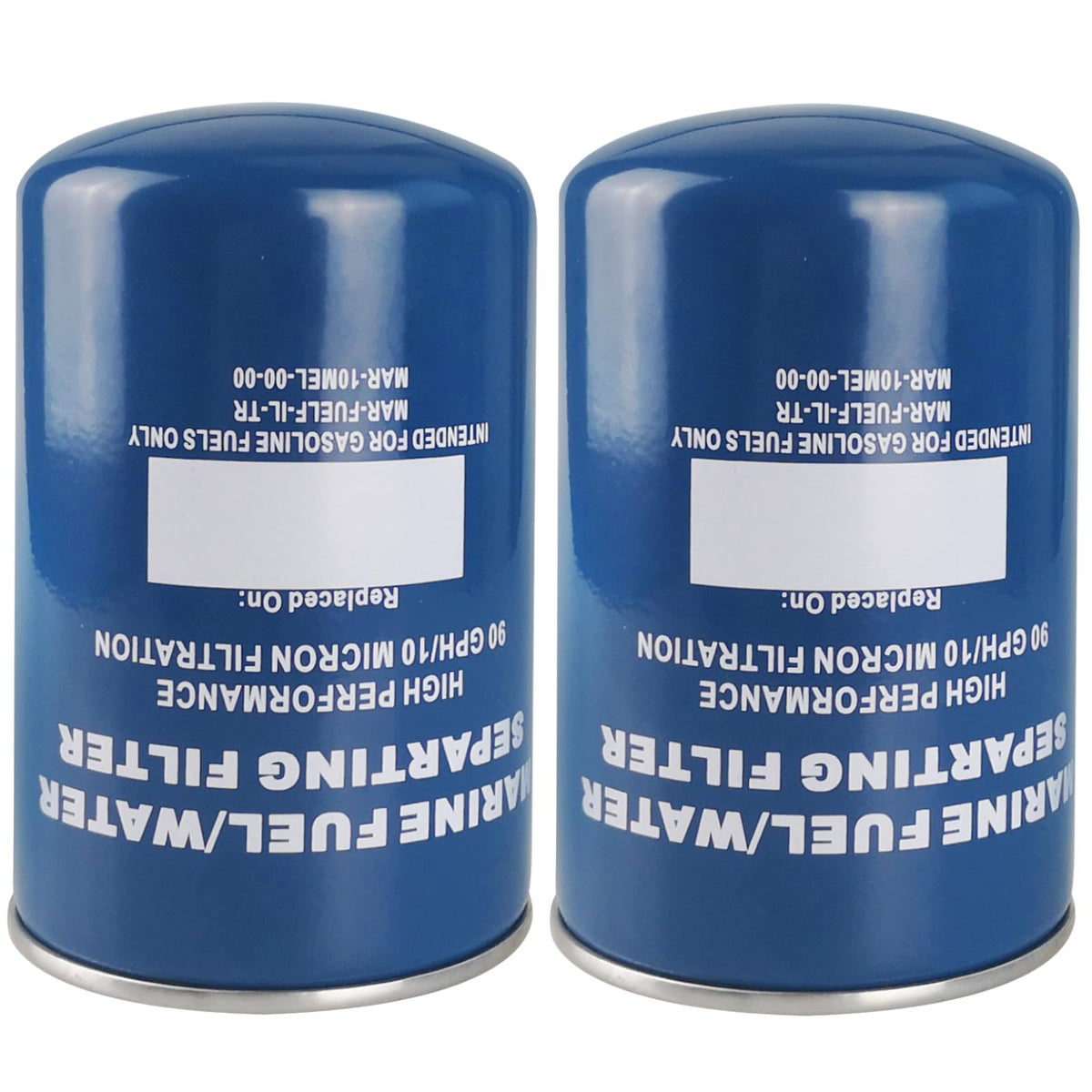 Toolyuan water separator filter 10 micron two-pack kit for reliable fuel filtration on outboard engines