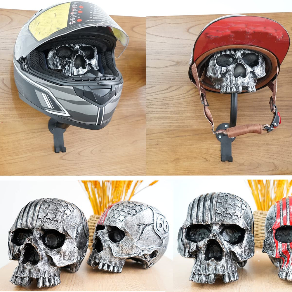 Tooyuart wall-mounted helmet rack suitable for motorcycle and ball helmets