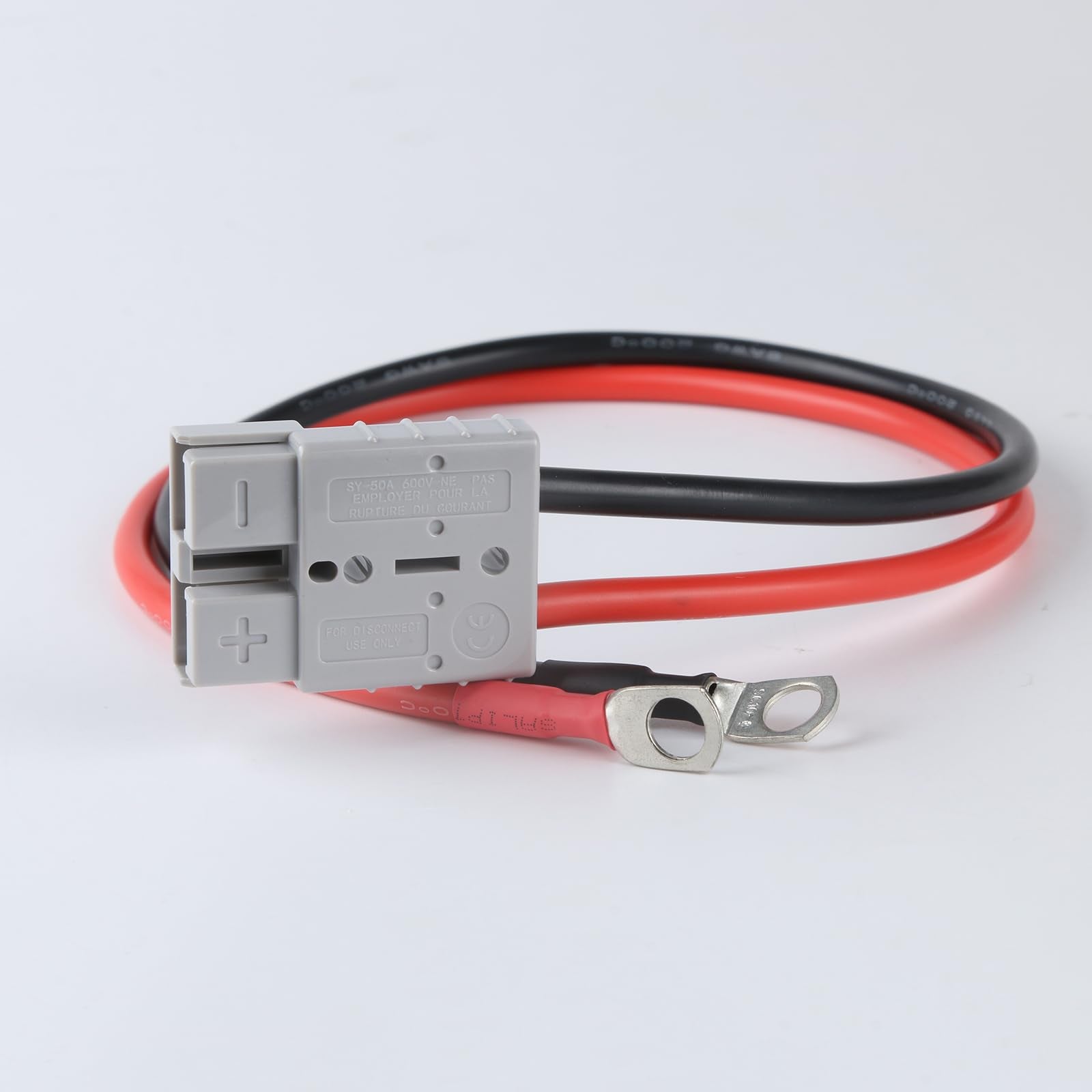Toozoky 8AWG cable with Anderson connector provides secure charging connections.