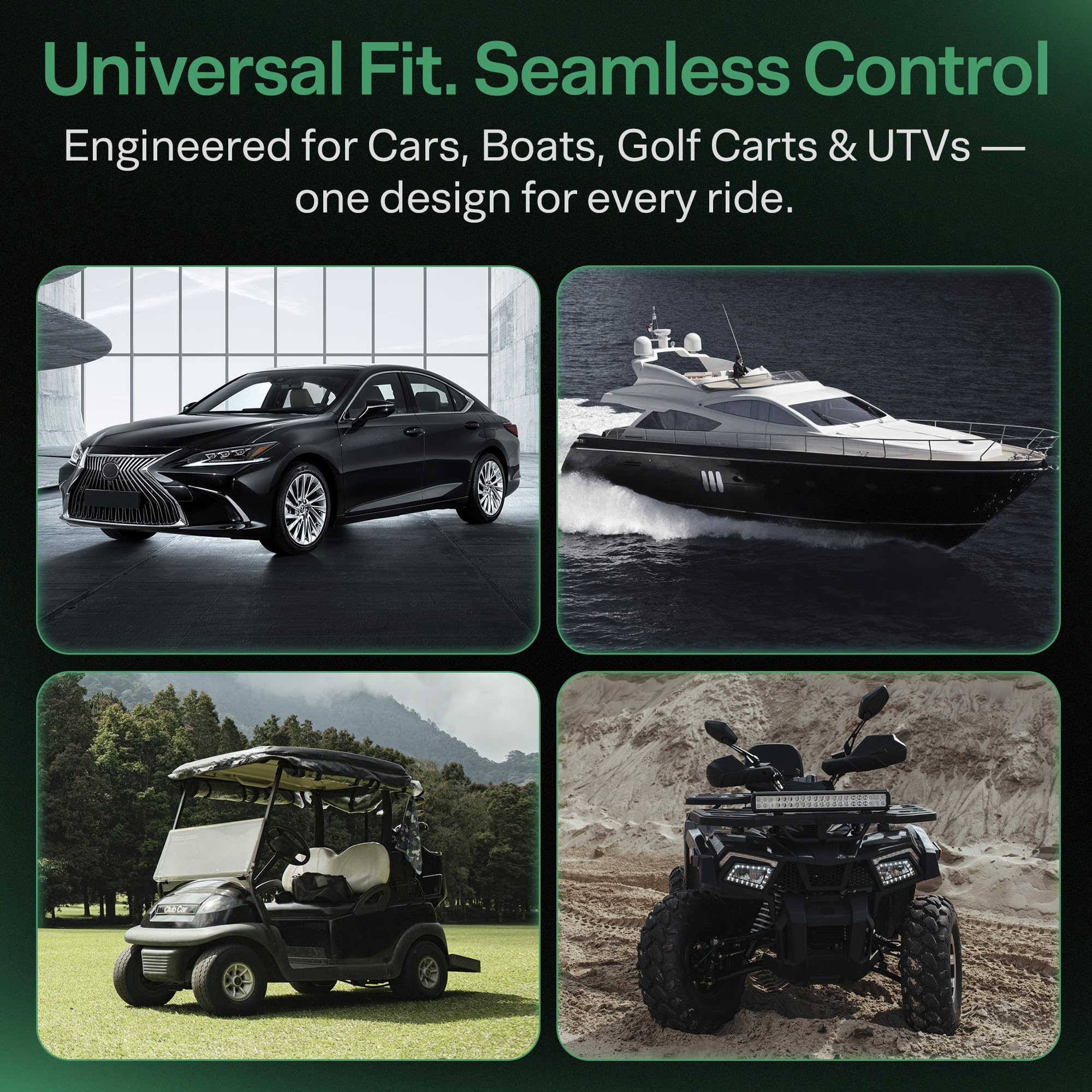 Top Life steering wheel knob ideal for daily driving and seniors navigating tight spaces