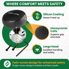 Top Life steering wheel knob large-head provides precise maneuvers and safer parking