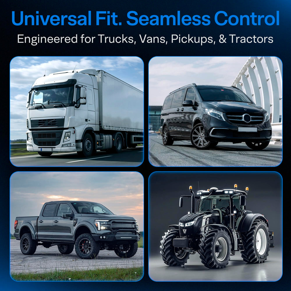 Top Life in-truck cabin view illustrates comfortable, controlled handling