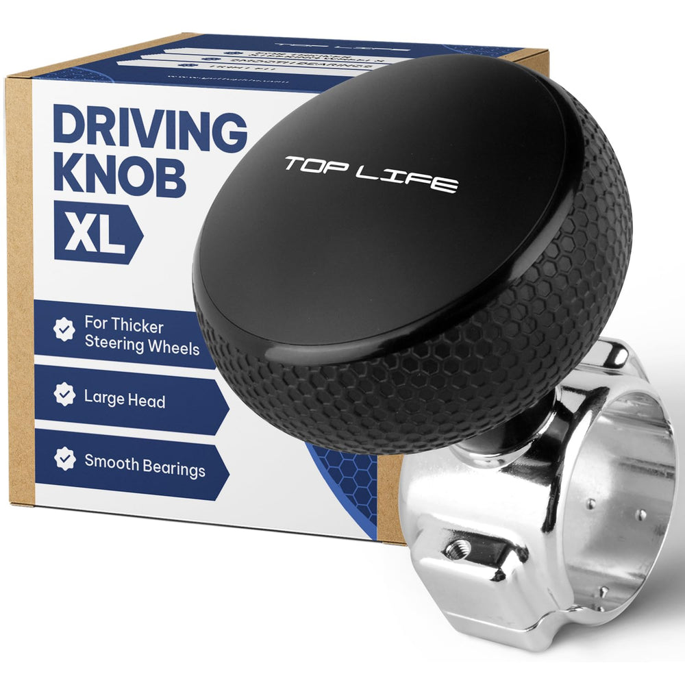 Top Life truck knob with silicone coating for secure grip on large wheels.