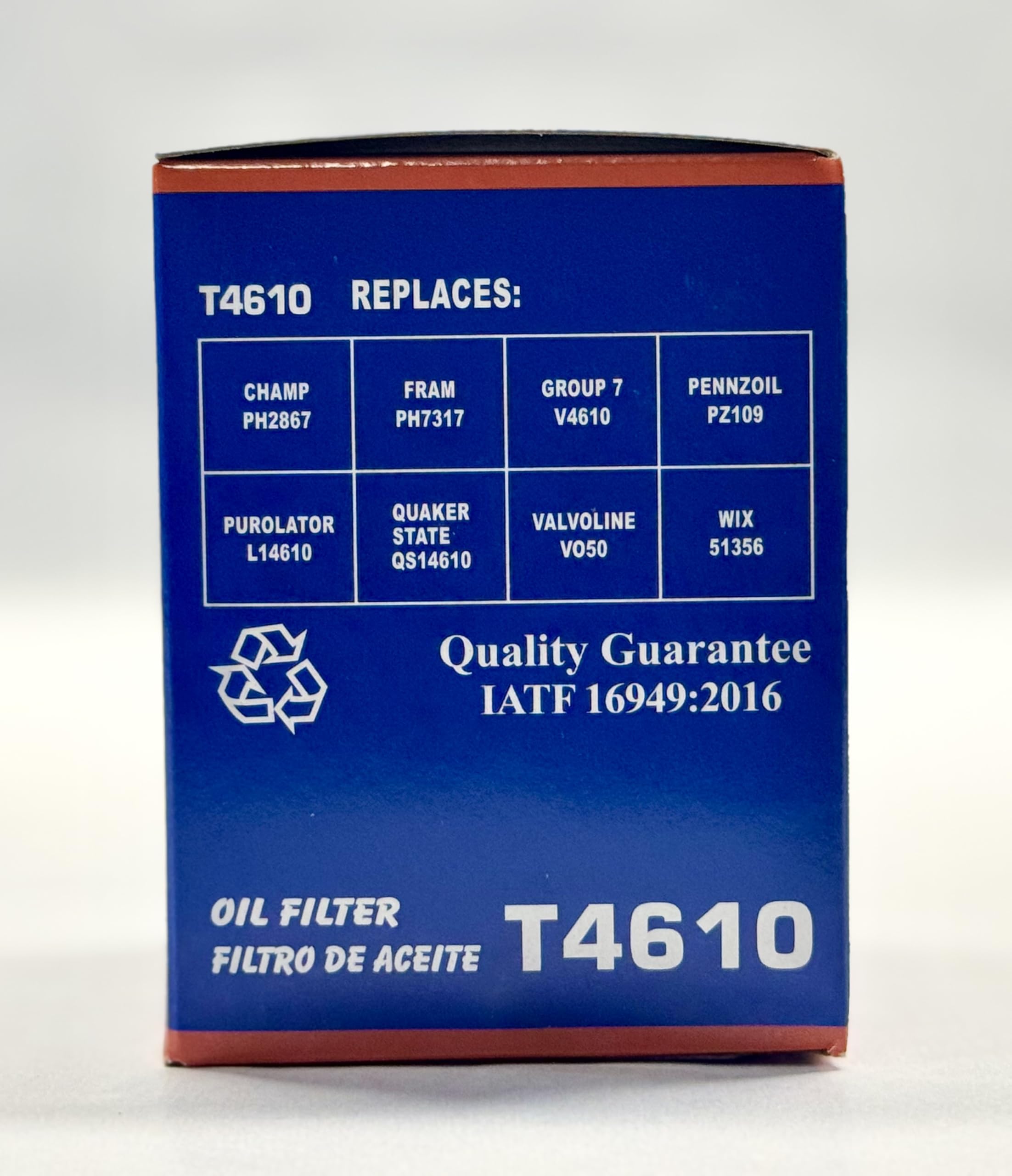 Top Lube T4610 oil filter pack ready for quick maintenance.