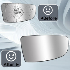 TOP-MAX ABS-backed mirror glass offers durable replacement for Ford Transit