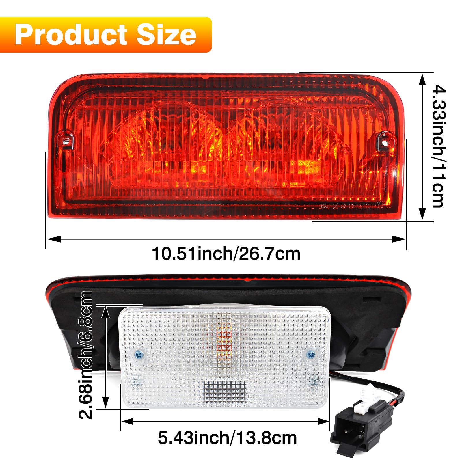 Top-Max interior LED lamp brightens the cargo space for nighttime access.