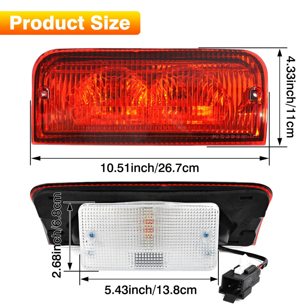 Top-Max interior LED lamp brightens the cargo space for nighttime access.
