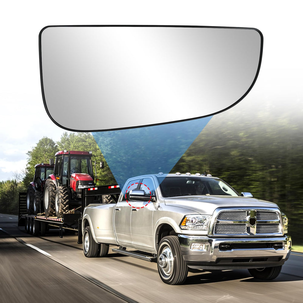 TOP-MAX durable convex mirror glass for safer lane changes