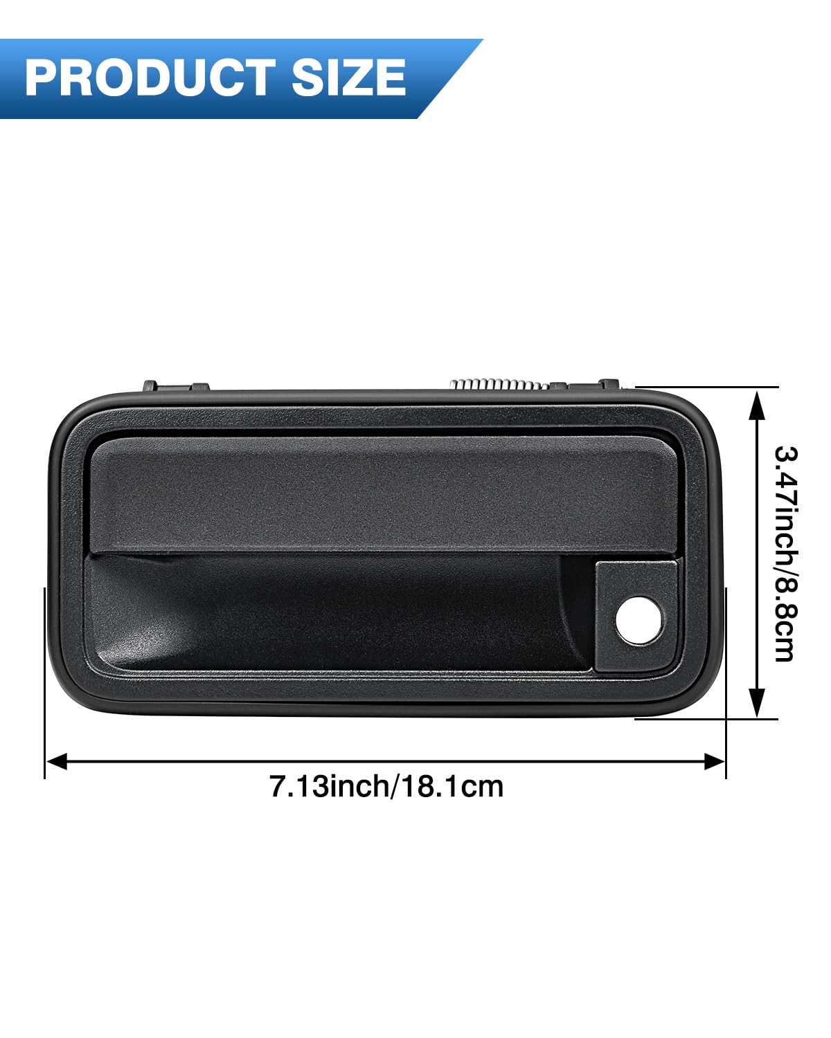 TOP-MAX exterior front door handle for GMC Yukon enables secure access.